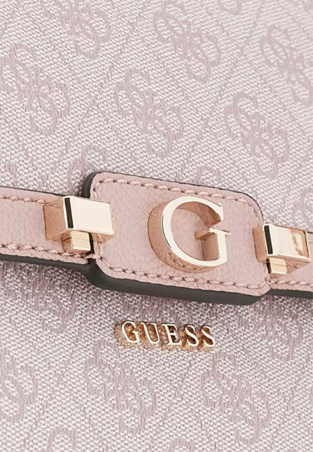 Guess Taška s klopnou Lindsey Orchid Logo