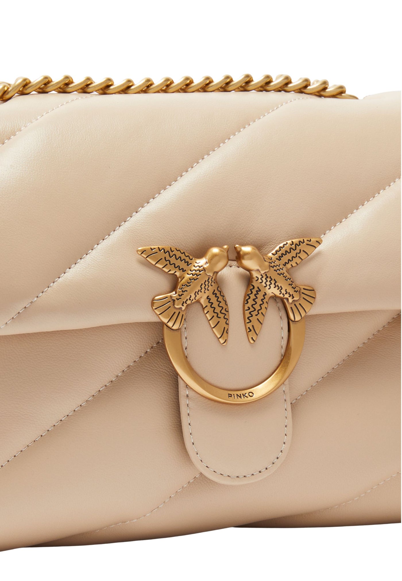 Pinko Sacs à main Love Puff Classic Cl Sheep Nap Beige A0F2C50Q