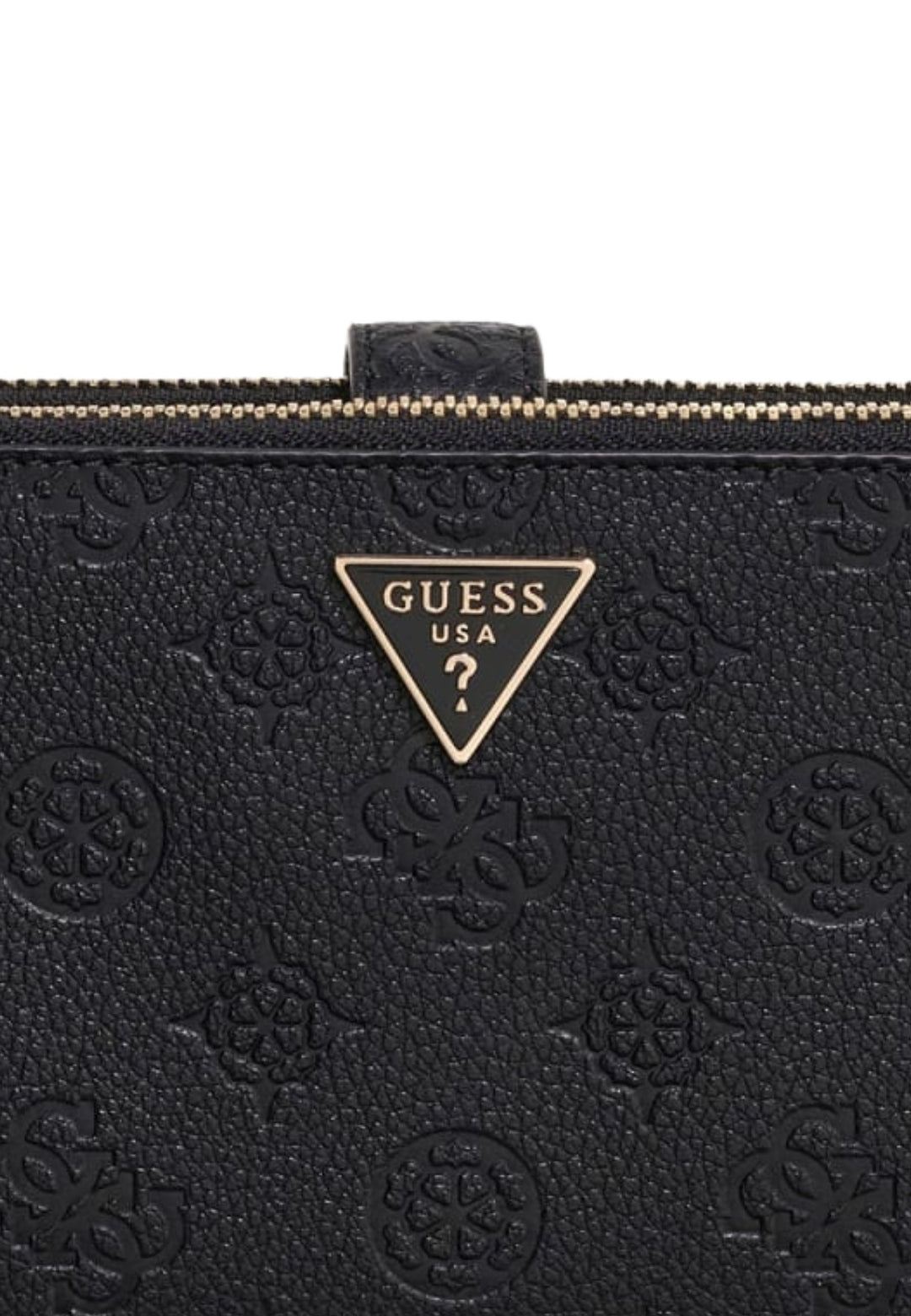 Guess Piniginė Blake Juodas Logotipas