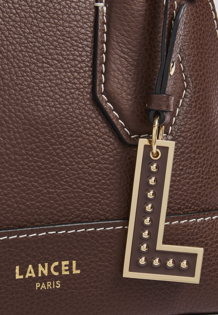 Borse a mano S Lancel Belleville Cocco Noce