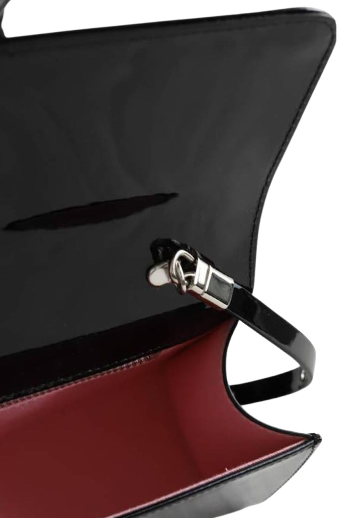 Carel Paris Handbags London - Black Leather Rock