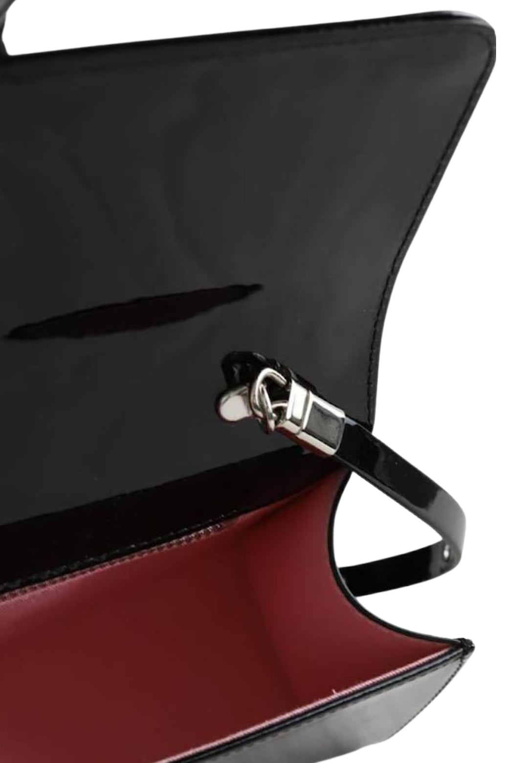 Carel Paris Handbags London - Black Leather Rock