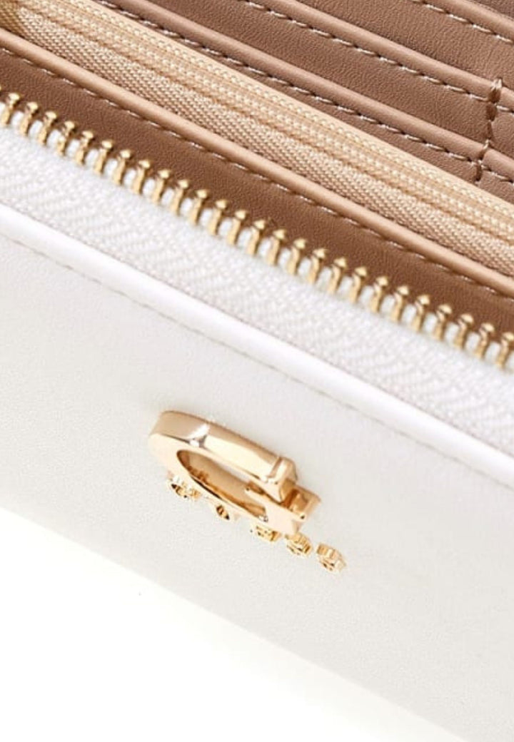 Guess Rees Portemonnaie / Portemonnaie Coleen Grand Off White