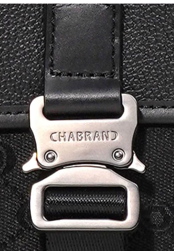 Chabrand Sacoche à rabat - Icone Toile Noir