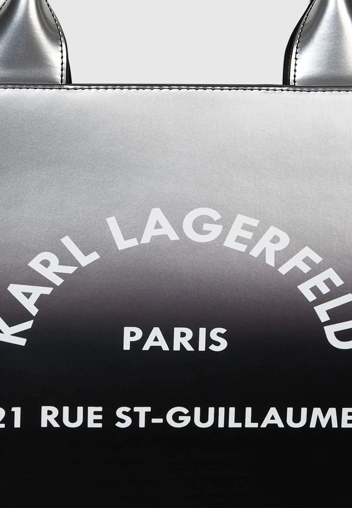 Karl Lagerfeld Cabas Carré Dégradé Noir
