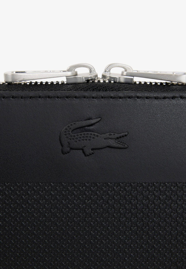 Lacoste Chantaco Kuvertväska för män i svart läder