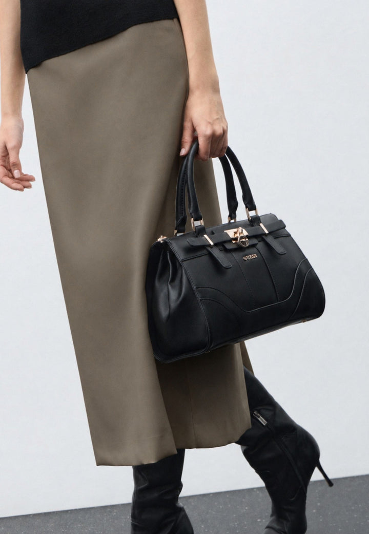 Guess Cabas Latona Mini Tote Black