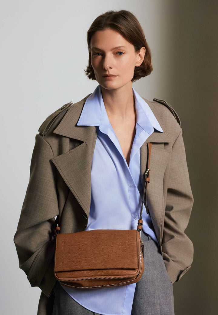 Le Tanneur Sac Bandoulière Aurore Marron Tan