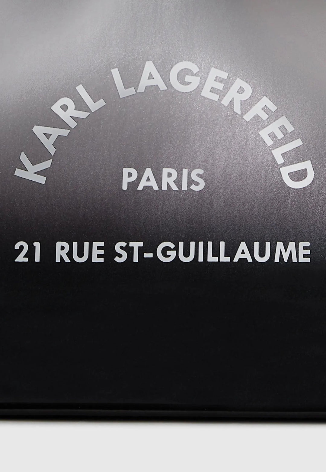 Karl Lagerfeld Cabas Carré Mini Dégradé Noir