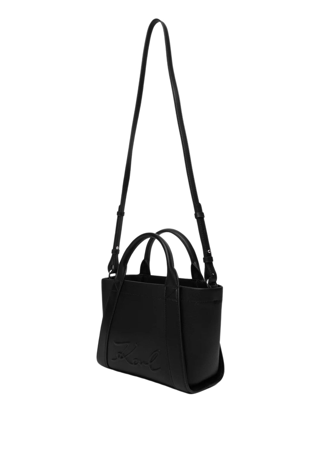 Bolso shopper K/VILLE Karl Lagerfeld B1W30067 Negro/Níquel