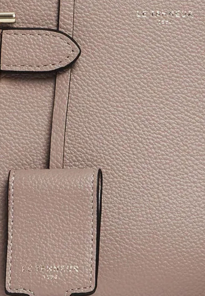 Le Tanneur Borsa a mano Emilie Grigio Fossile
