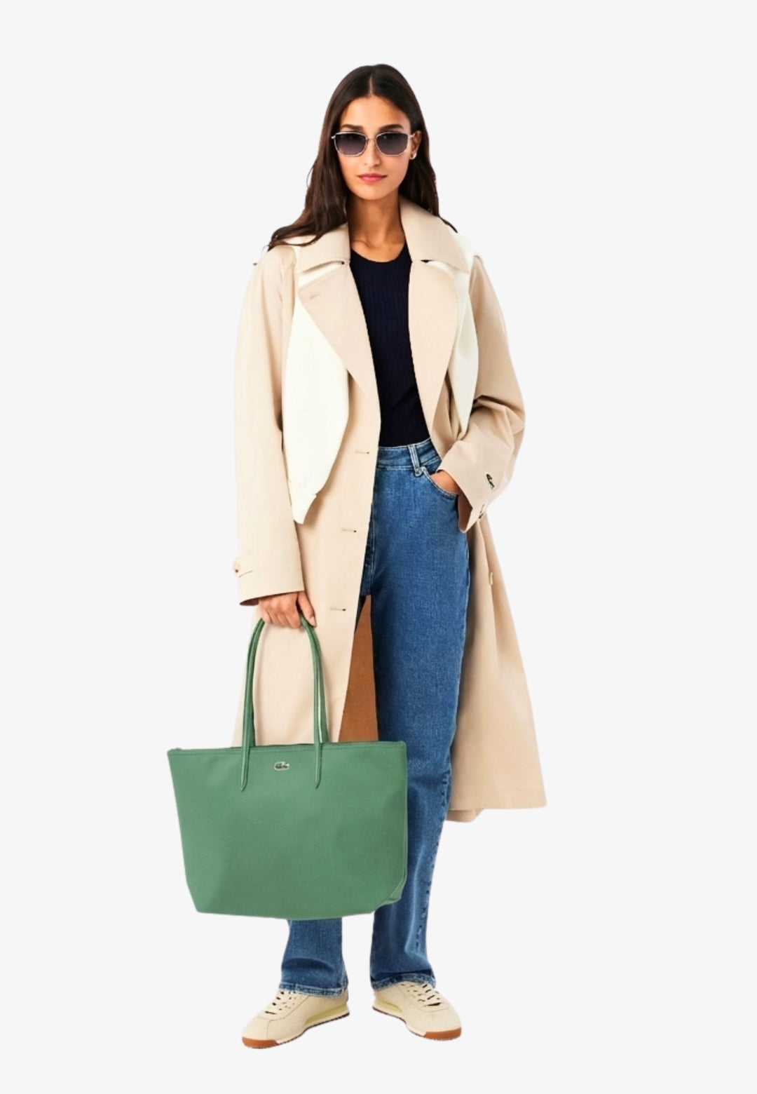 Lacoste Sac Cabas L.12.12 Concept NF1888PK Vert Mache