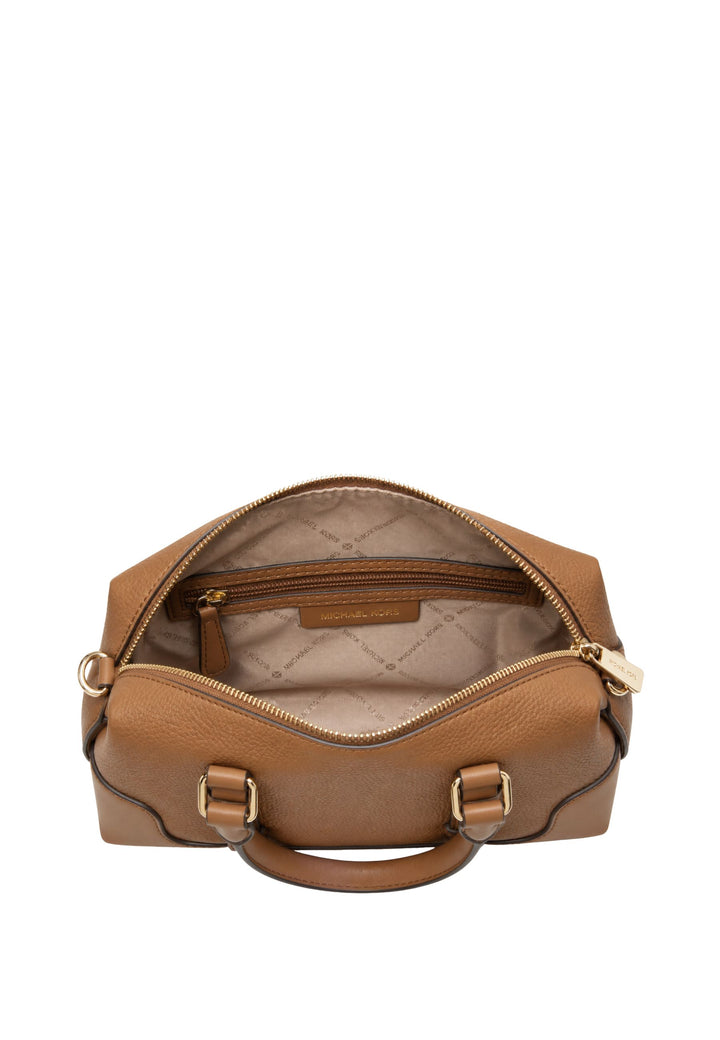 Michael Kors Schoudertas Leer Teddi Mini Soepel Cognac