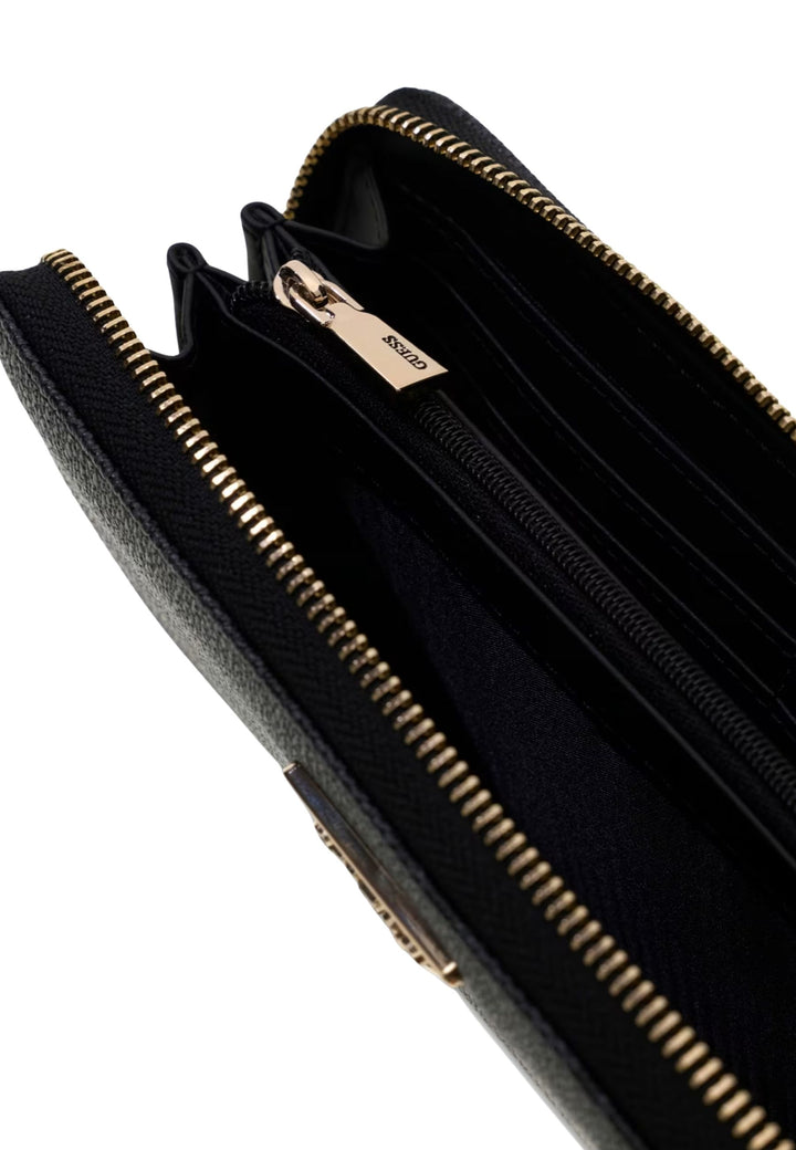 Guess Reisebrieftasche Laurel II Grand Kohle Logo