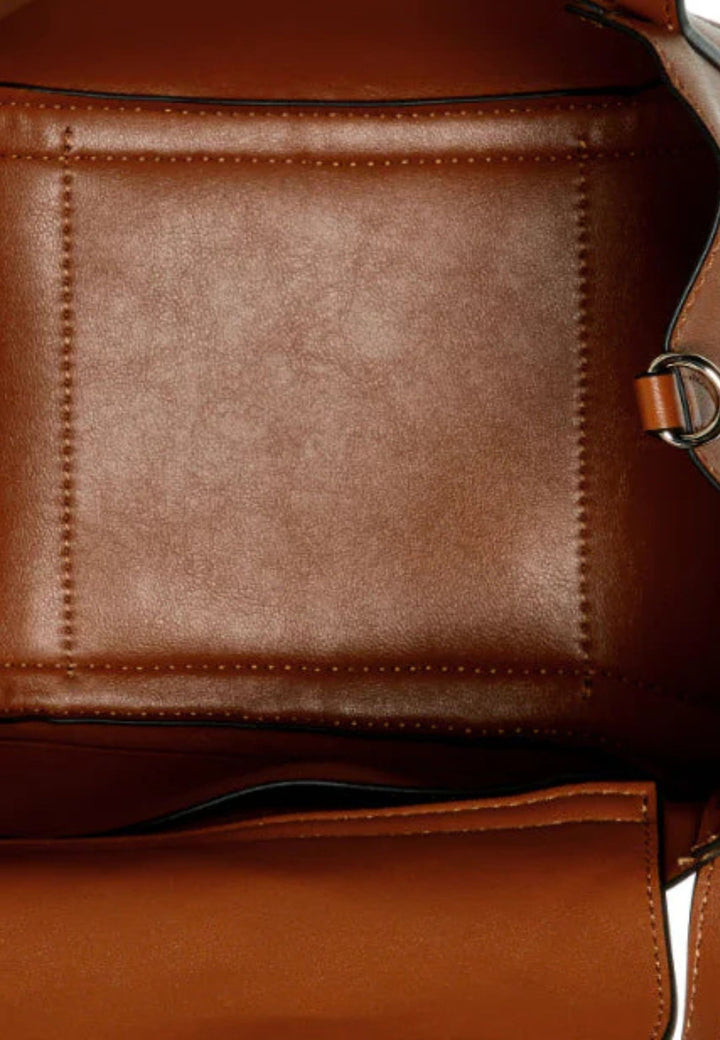 Guess Sac à Main Coleen Petit Caramel