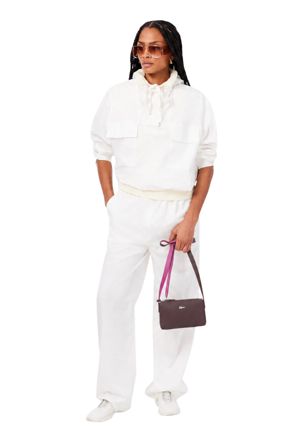 Lacoste Mini sac à bandoulière Femme Oxalis Rubine