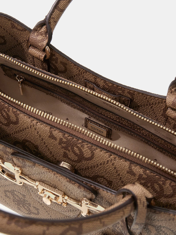 Guess Handtaschen Karnilla Logo Bucket Latte Logo OS992406