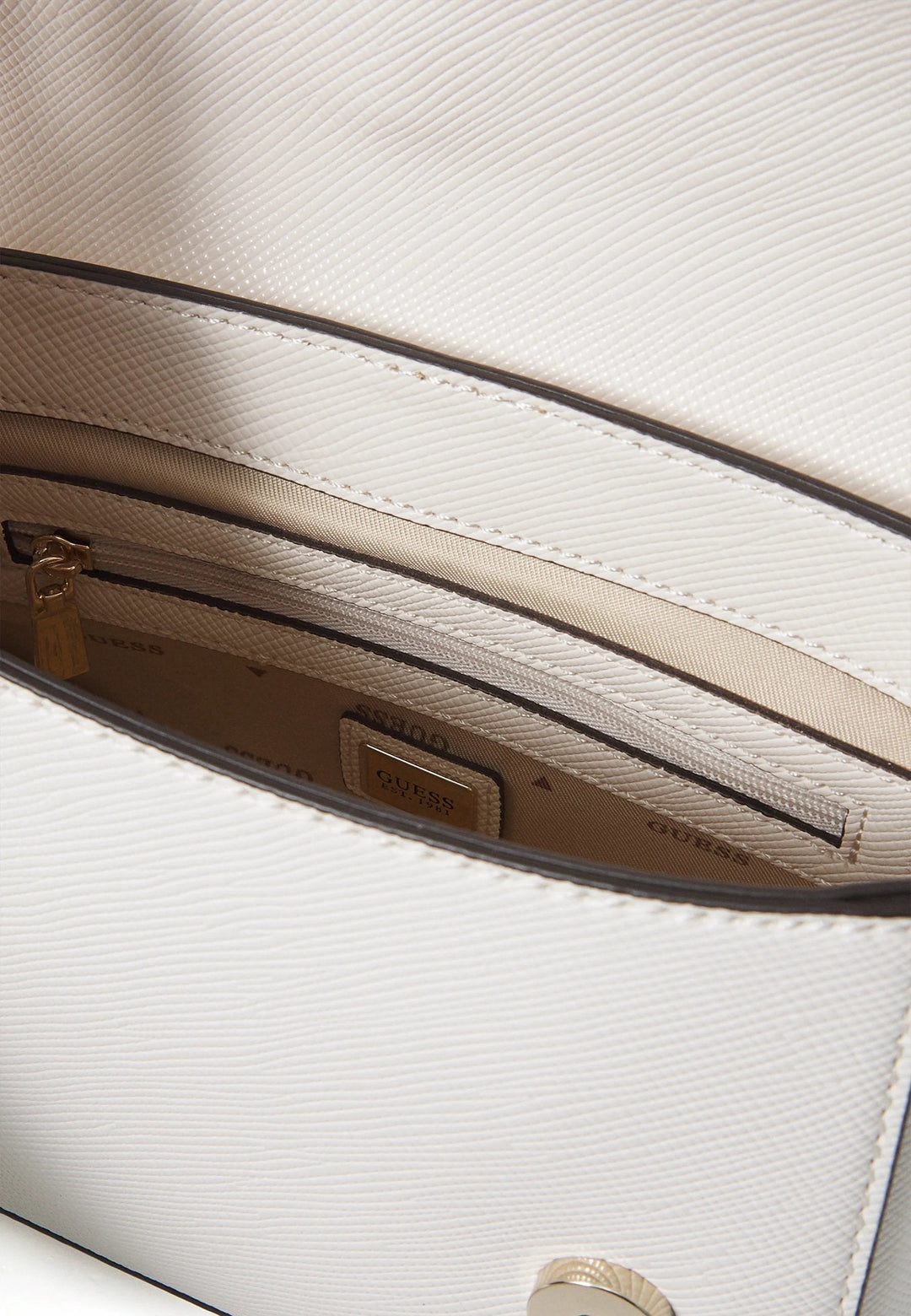 Guess Umhängetasche Bramina Small Off White
