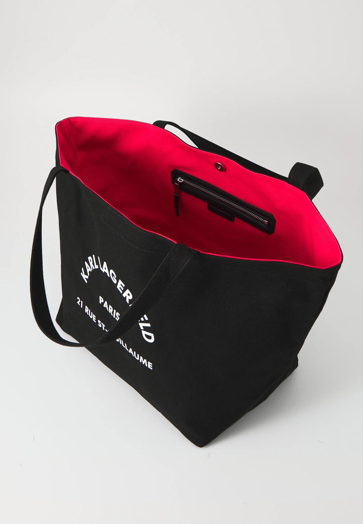 Torba Cabas/Shopping Karl Lagerfeld A1W50006 Czarny