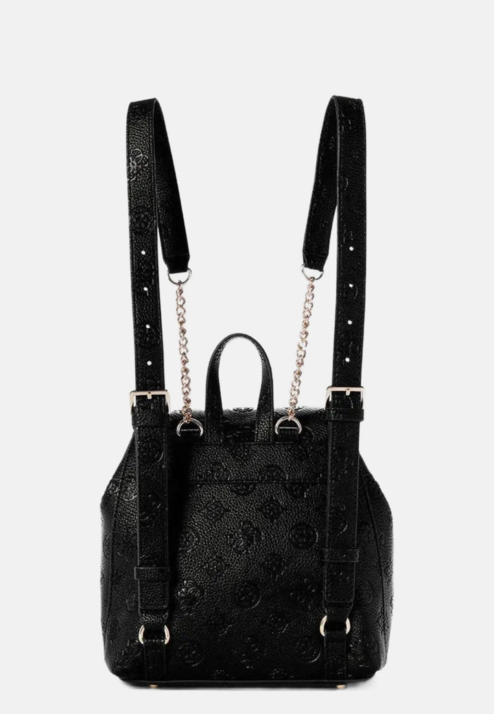 Ryggsäck Guess Deesa Logo Cnvrtble Svart PG934931