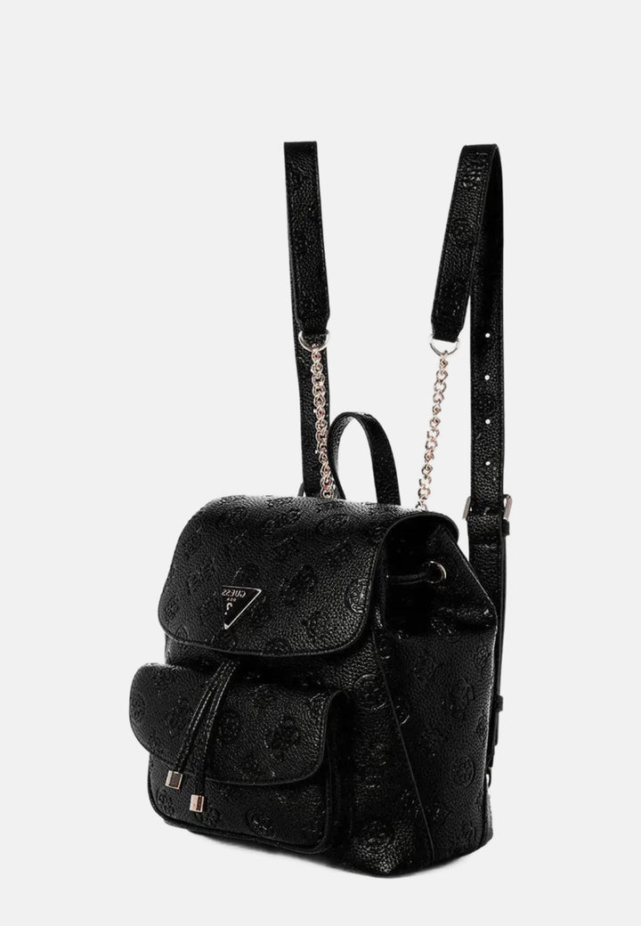 Ryggsäck Guess Deesa Logo Cnvrtble Svart PG934931