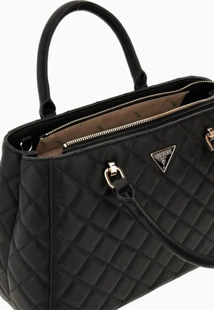 Guess Eco Carly Girlfriend Black Shoulder Bag EQG950906