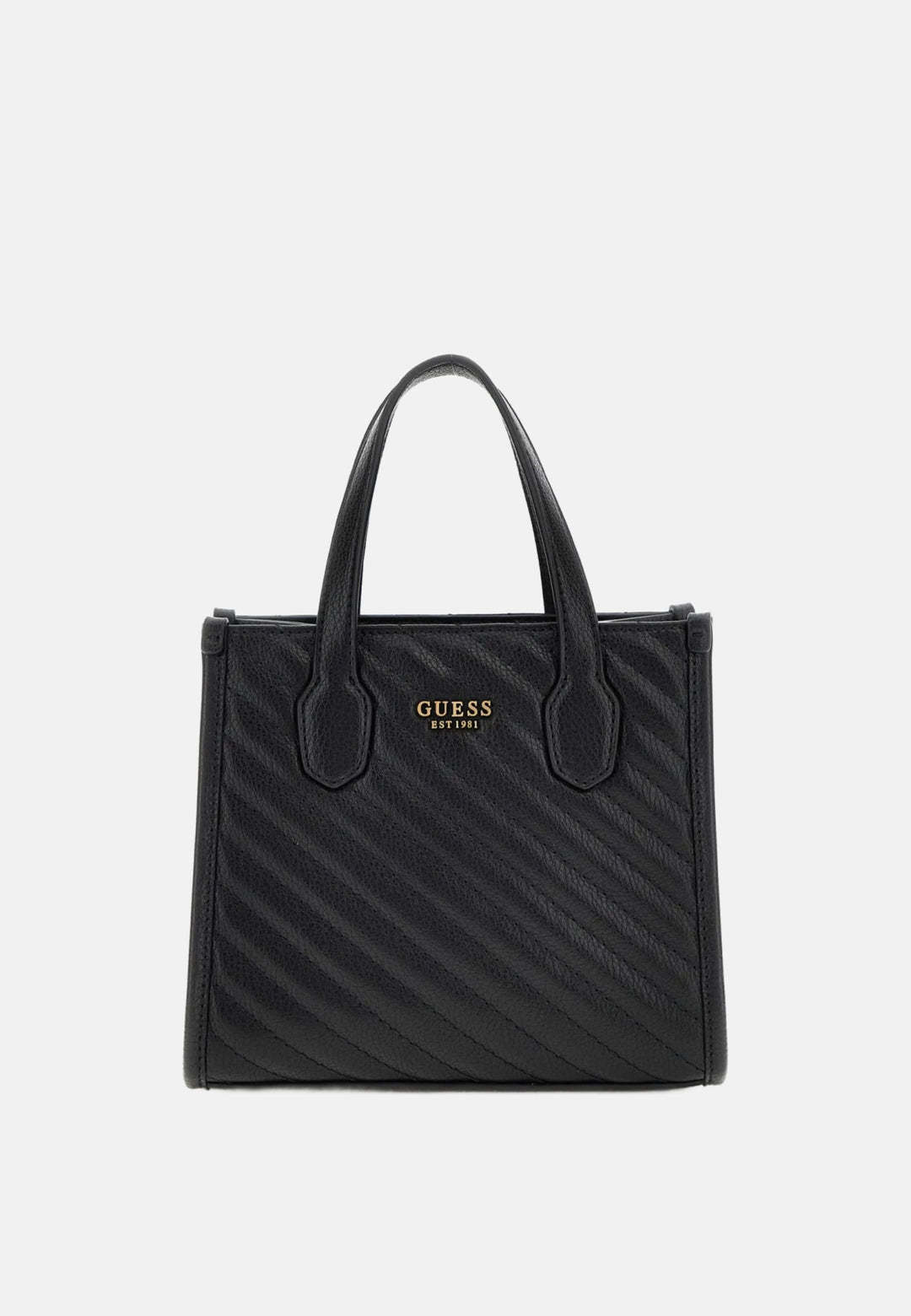 Shoppingväska Guess Silvana 2 Comp Tote Svart QV866577