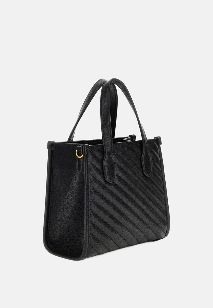 Shoppingväska Guess Silvana 2 Comp Tote Svart QV866577