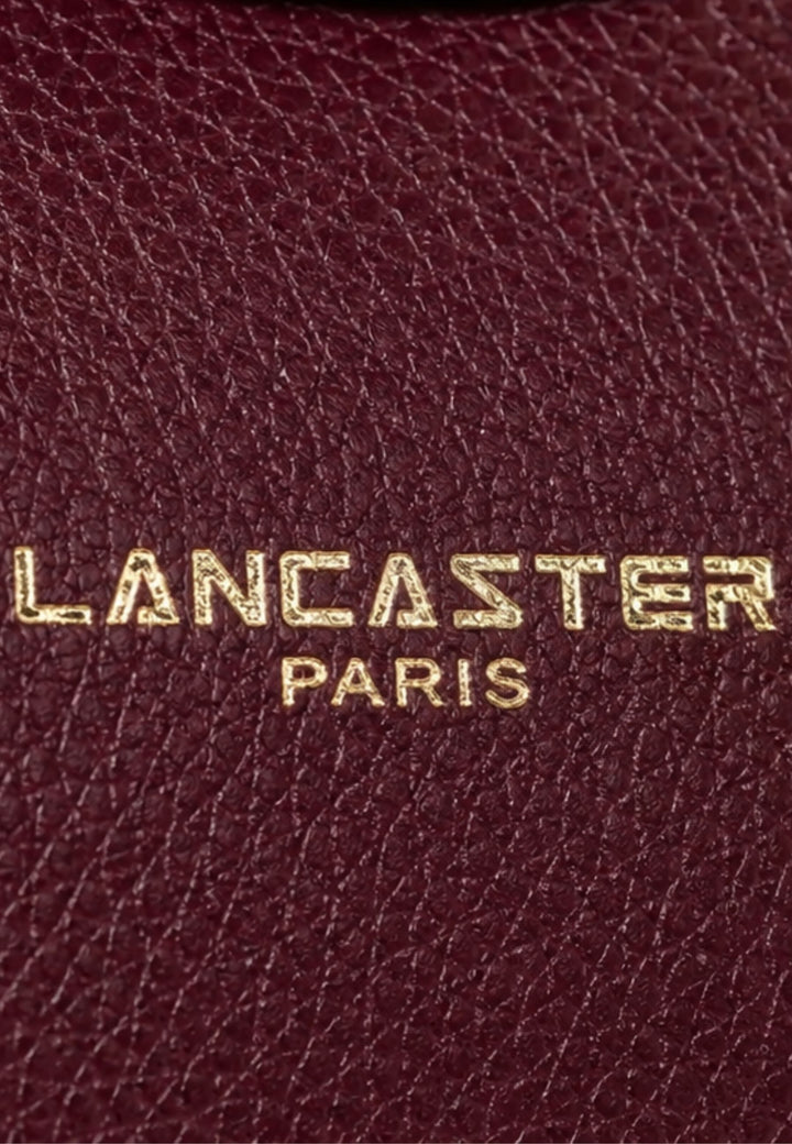 Lancaster Ida Double M mágneses kézitáska, sötétbordó