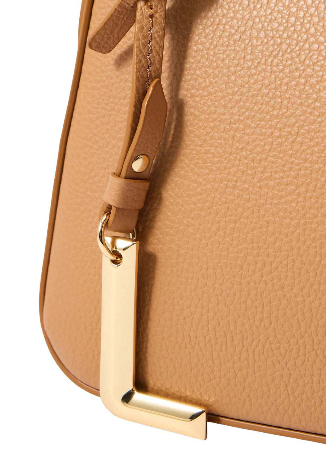 Lancel Faubourg Mini taška přes rameno Zipový Velbloudí