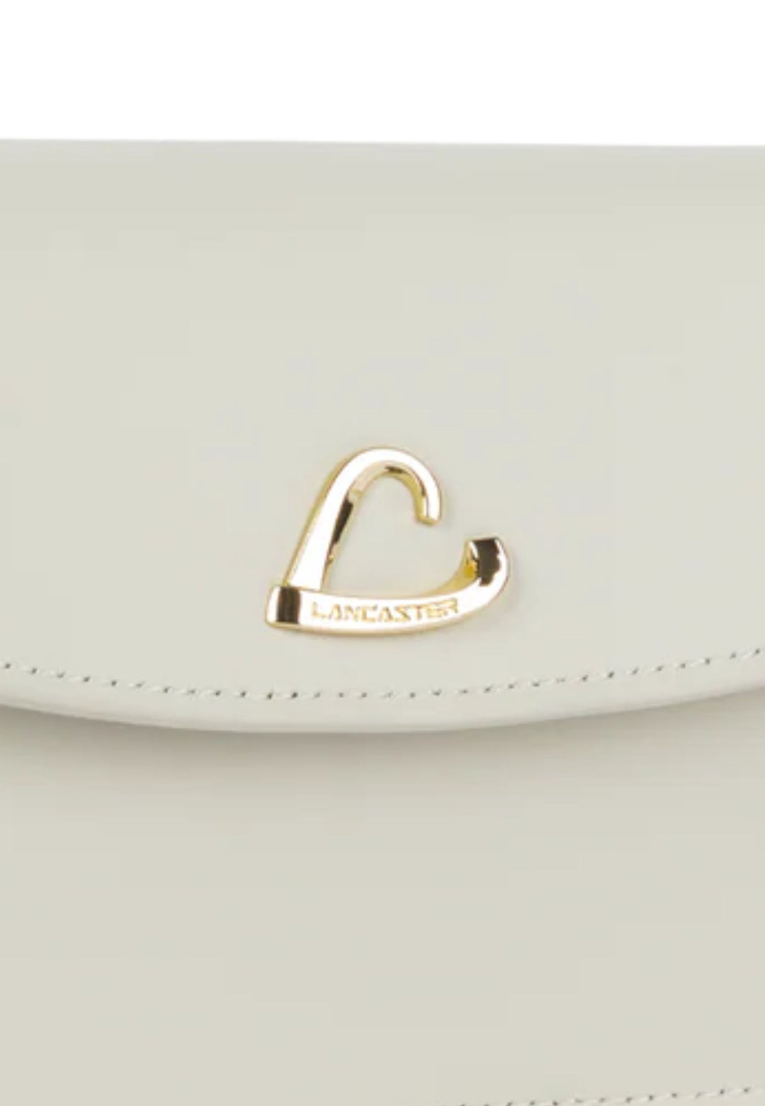 Lancaster Pochette A rabat aimanté Paris Philos 531-080 Ecru