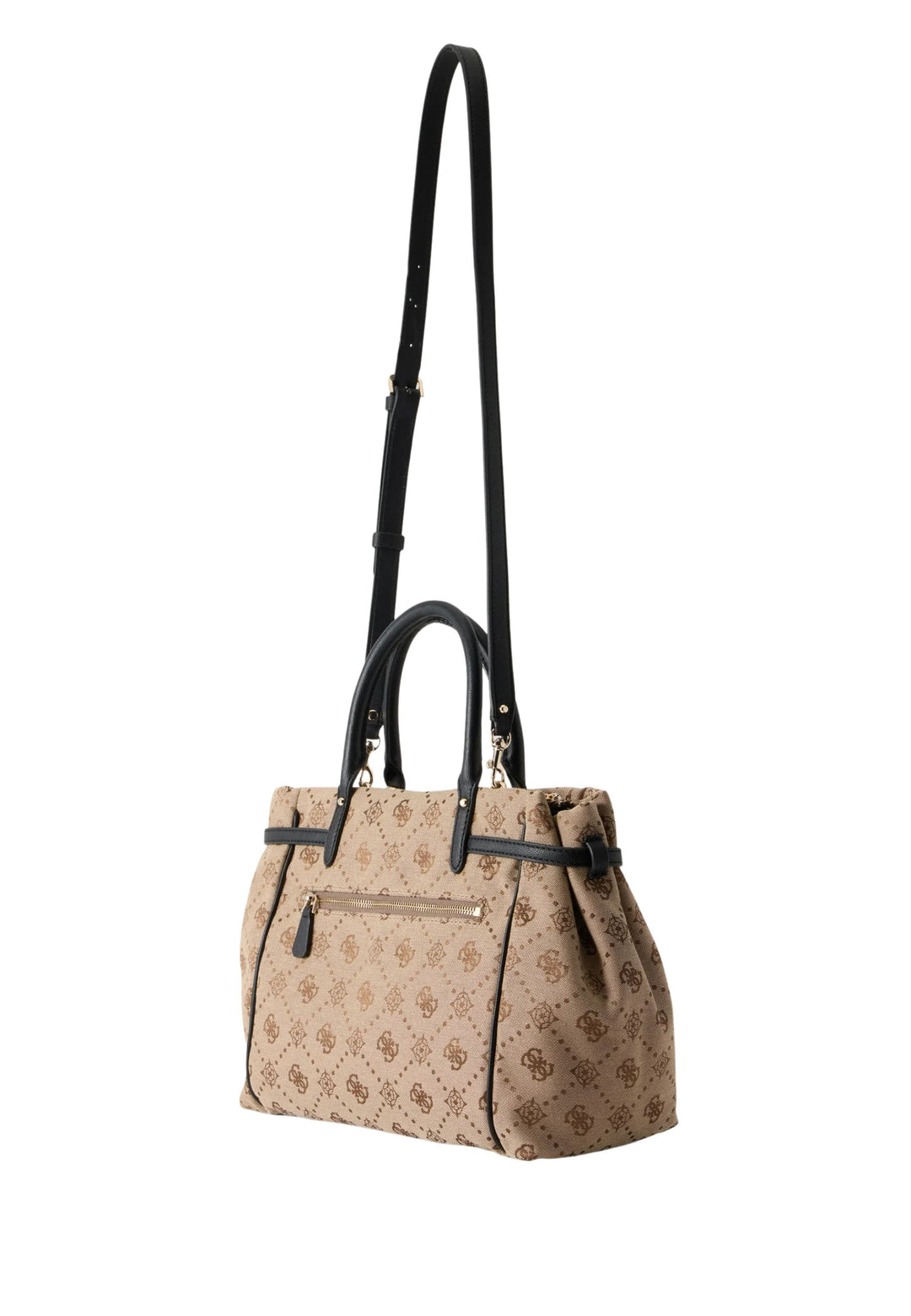 Guess Kabelka Dorothy Latte Logo/Černá