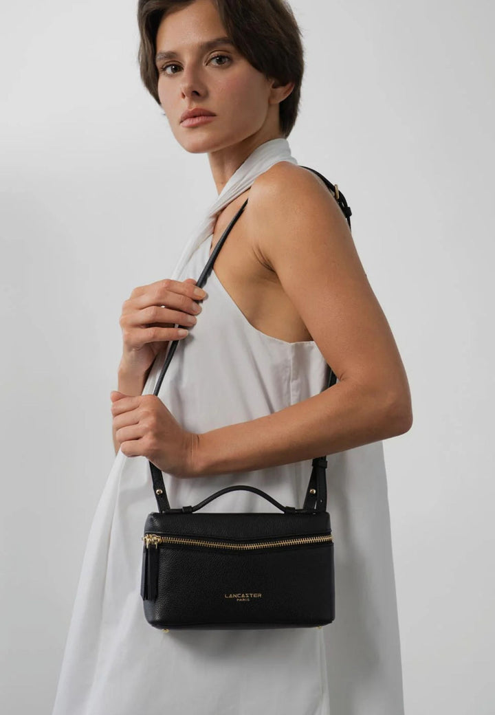 Lancaster Sac boite Zippé S Milano Trésor 547-115 Noir