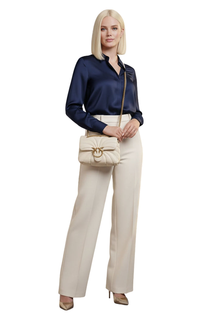 Pinko Sac Rabat Love Puff Mini Cl Sheep Nappa Blanc A1EXZ14Q