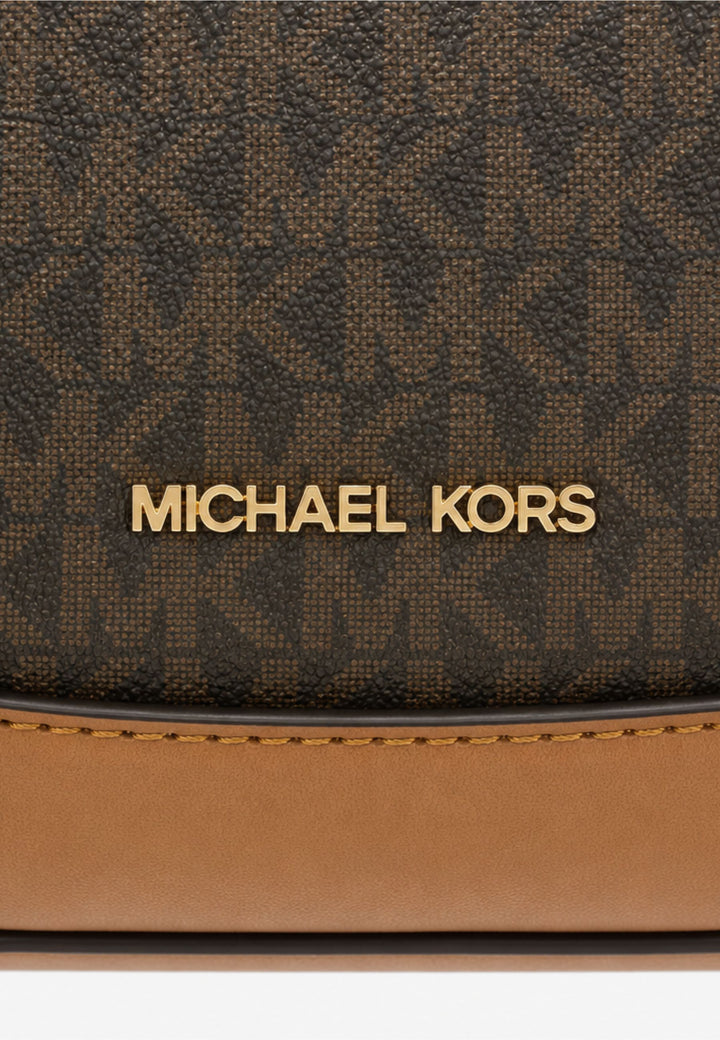 Michael Kors Teddi Mini pehmeä olkalaukku, ruskea