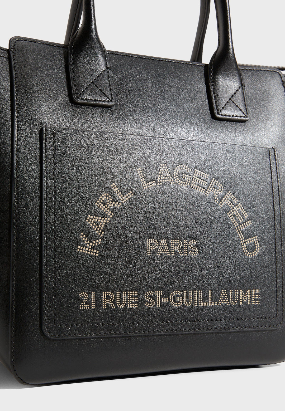 Karl Lagerfeld Cabas Cuir Noir