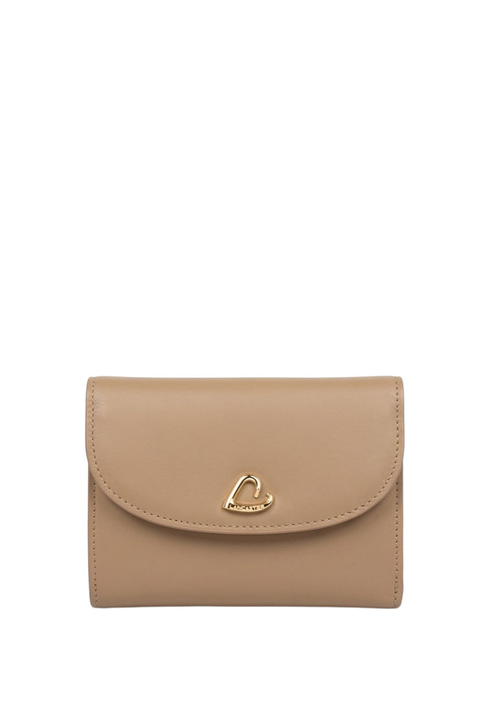 Lancaster Portefeuille dos à dos A rabat avec pression Paris Philos 131-071 Praline