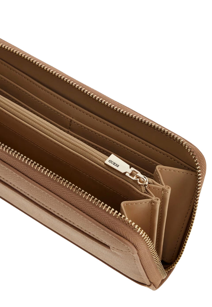 Guess Amorette Grand Travel Wallet Beige