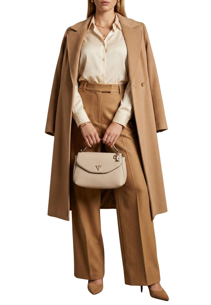 Guess Torba Na Ramię Anadela 3 Comp Satch Light Taupe BG966420