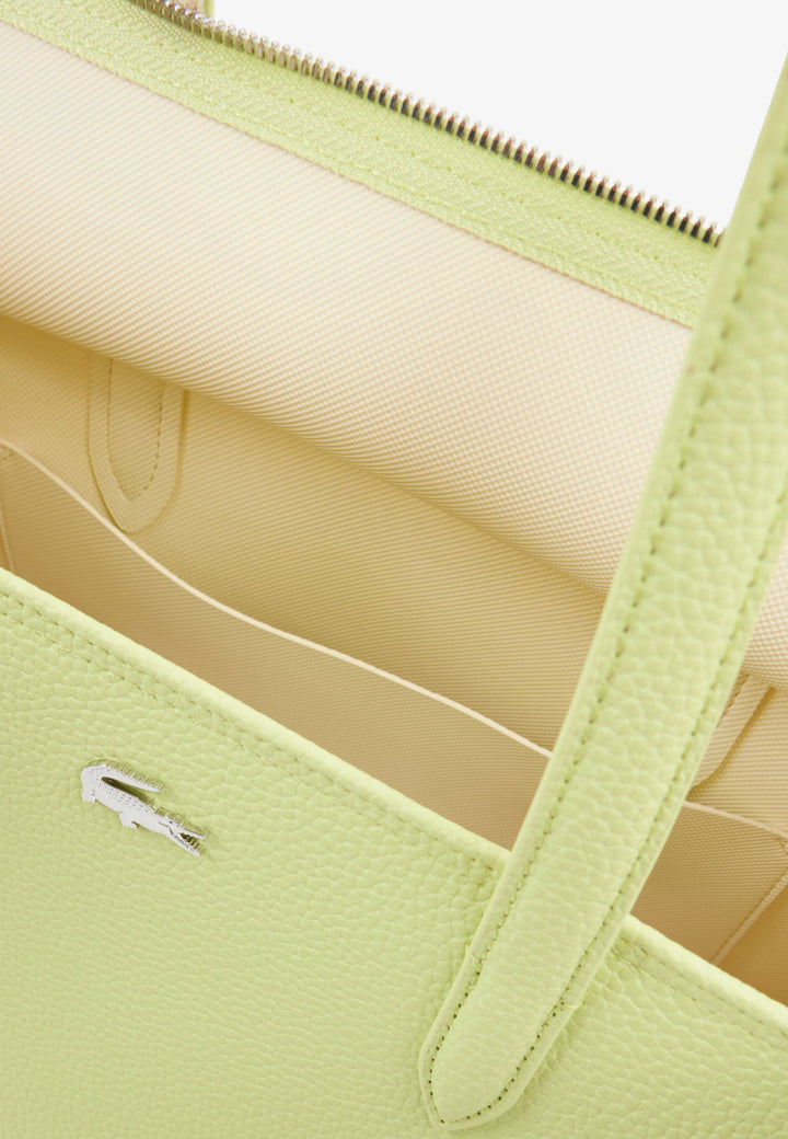 Lacoste Anna Zip Tote Bag Sencha Powder