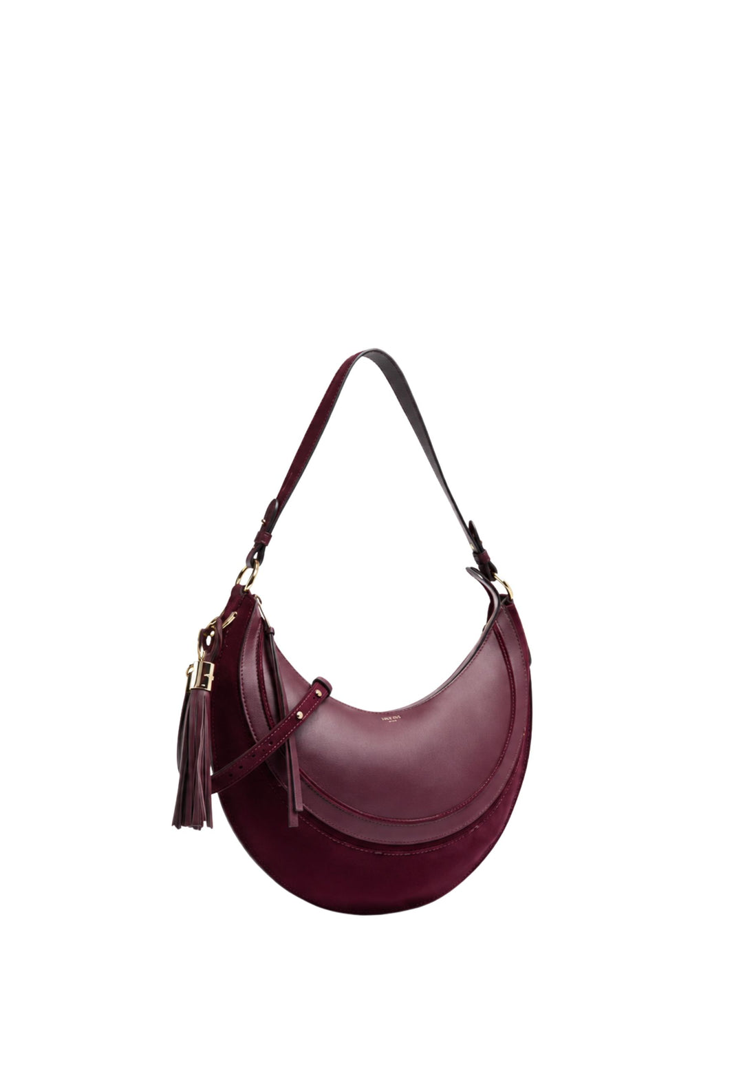 Lancel Sac Hobo M Hobohème Cassis