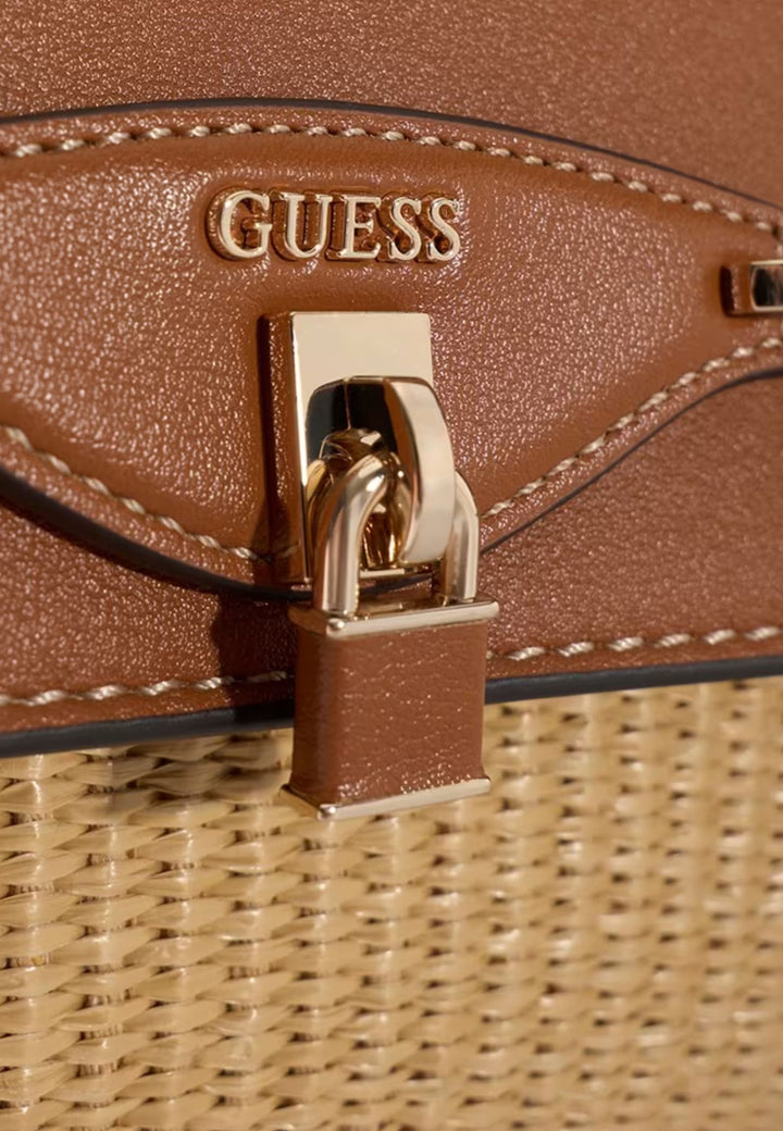 Guess Sac à Main Maggie Grand Natural/Caramel