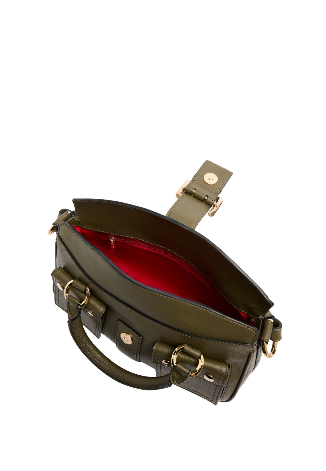 Lancel Mala de mão Multipocket S Couro Caqui