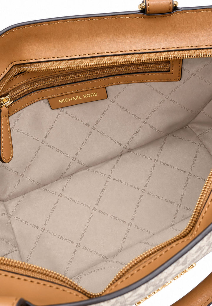 Michael Kors Borsa a mano Nabela Piccola Con zip Beige