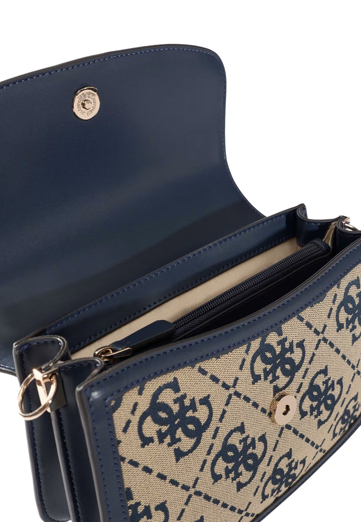 Guess Sac à Rabat Audrey Monogramme Navy Logo