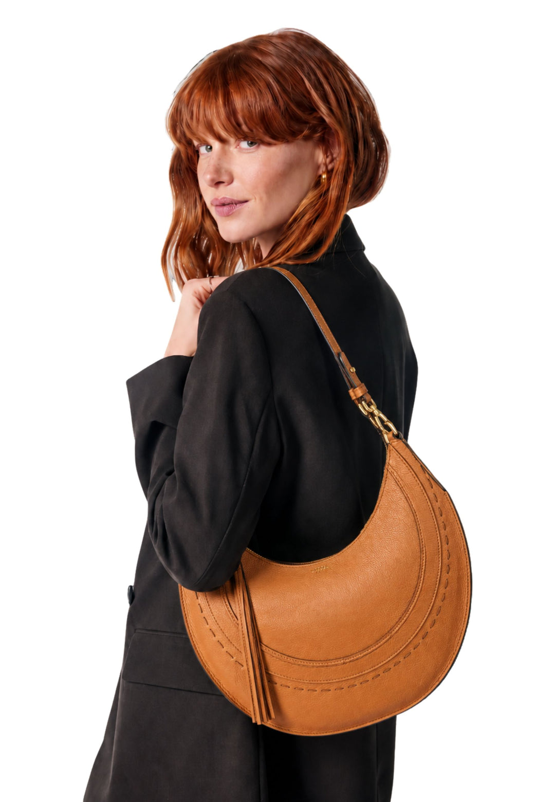 Lancel Hobo Hobohème M tas Camel