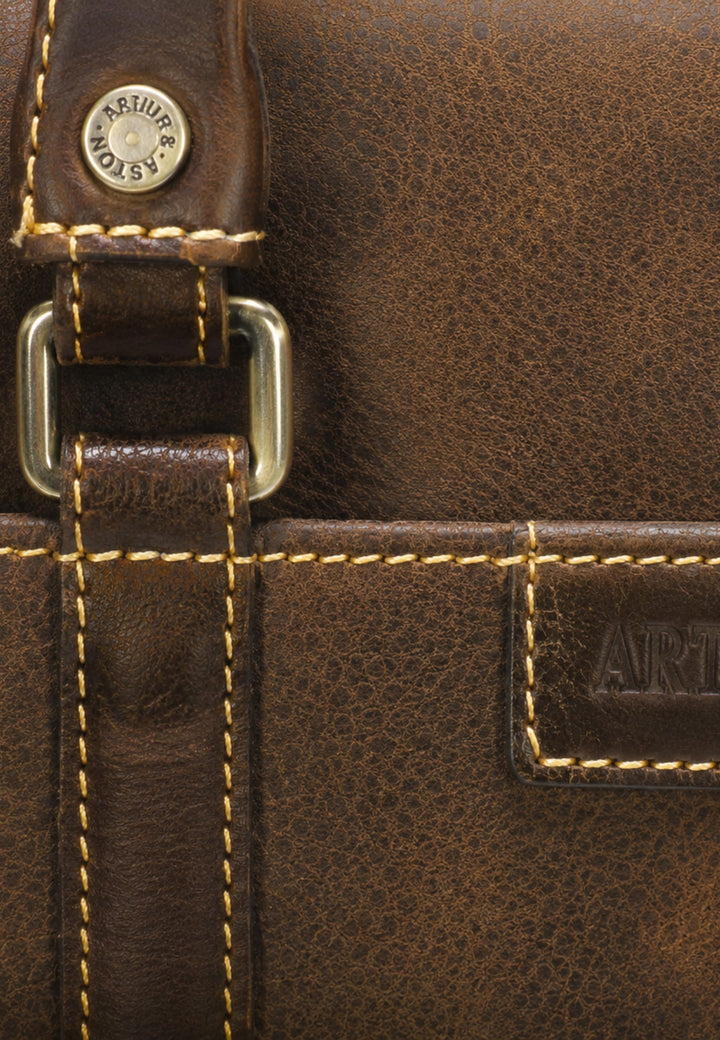 Arthur & Aston Porta Documenti Uomo 2158-02 Castagna