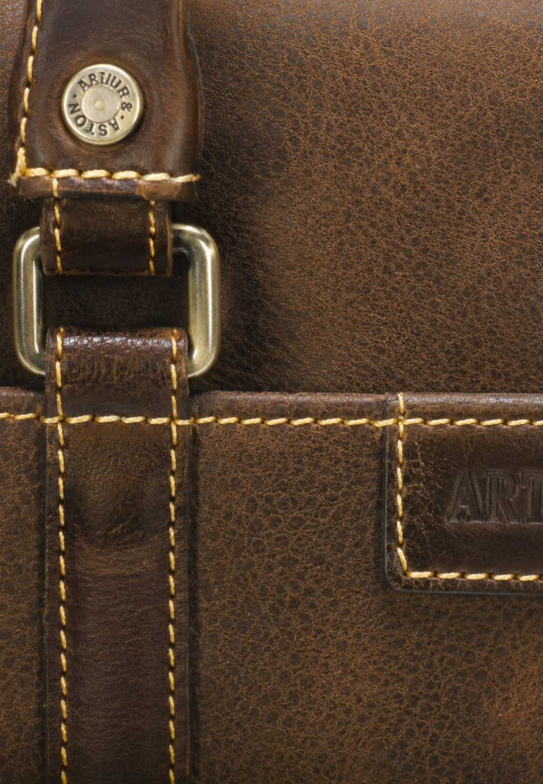 Arthur & Aston Porta Documenti Uomo 2158-02 Castagna