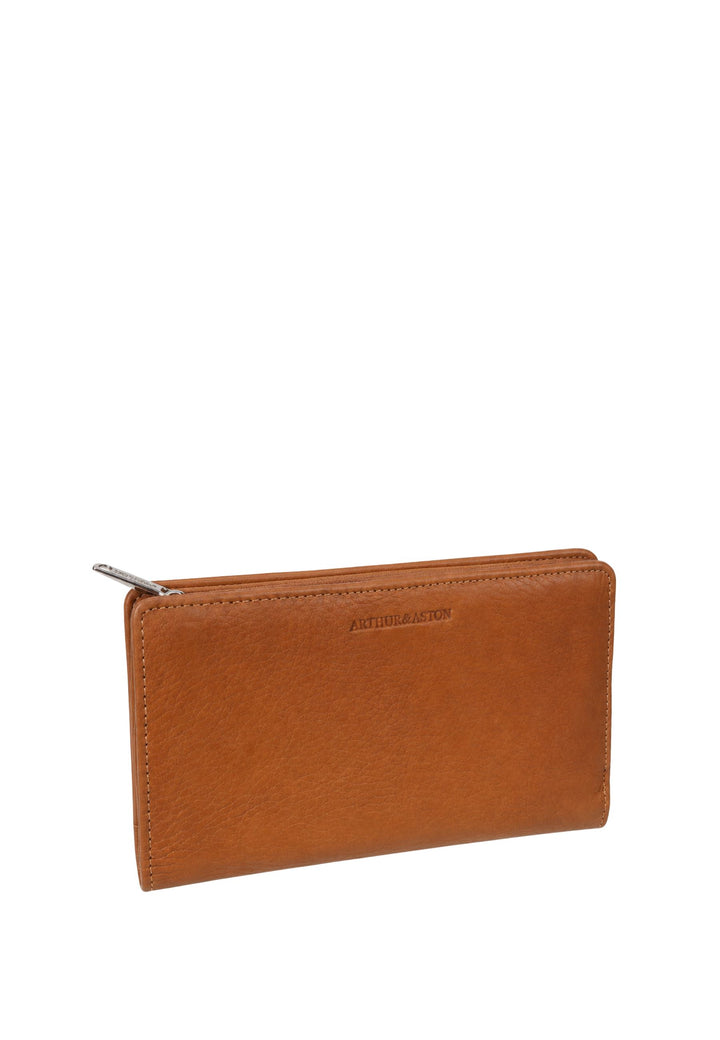 Arthur & Aston Porte Cartes Mixte, Homme, Femme Cognac