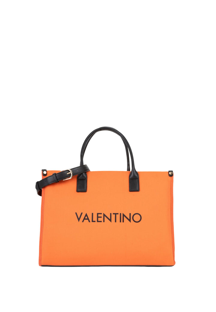 Valentino Sac Cabas Acantha Noir Femme VBS9U304 Arancio/Nero
